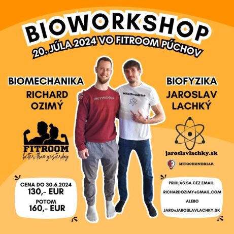 Workshop Biofyzika a bio mechanika pohybu s Jaroslav Lachký a Richard Ozimý vo Fitroom Púchov
