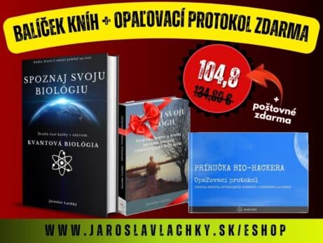 Jaroslav Lachký balíček tlačenýk kníh Spoznaj Svoju Biológiu - základy cirkadiálnej biológie, kvantová biológia a opaľovací protokol