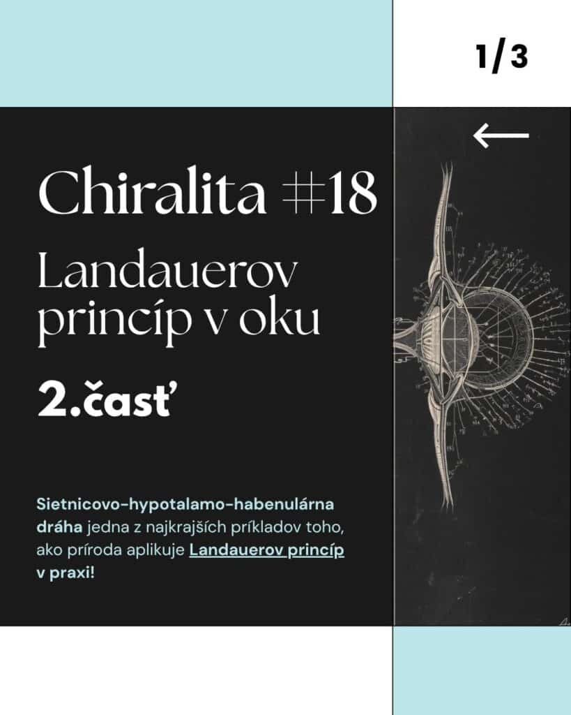Chiralita #18 Landauerov princíp v&nbsp;oku 2. časť - Habenula alias ako svetlo mení náladu, správanie a&nbsp;štruktúru mozgu